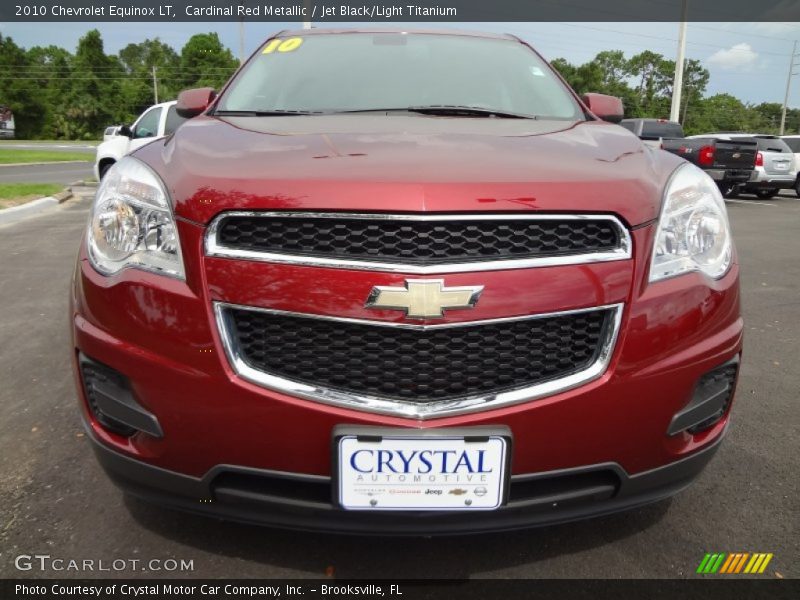 Cardinal Red Metallic / Jet Black/Light Titanium 2010 Chevrolet Equinox LT