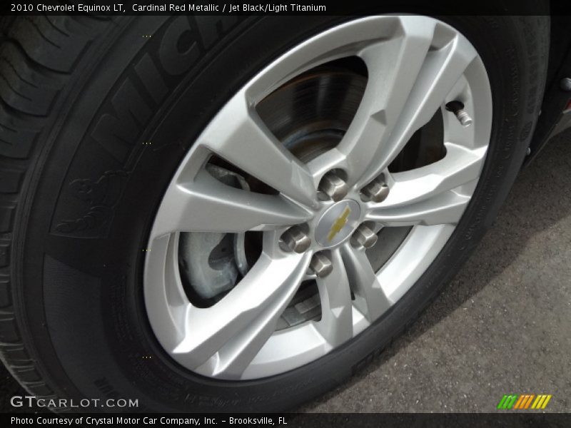 Cardinal Red Metallic / Jet Black/Light Titanium 2010 Chevrolet Equinox LT