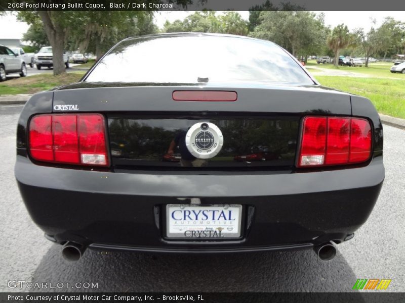 Black / Dark Charcoal 2008 Ford Mustang Bullitt Coupe