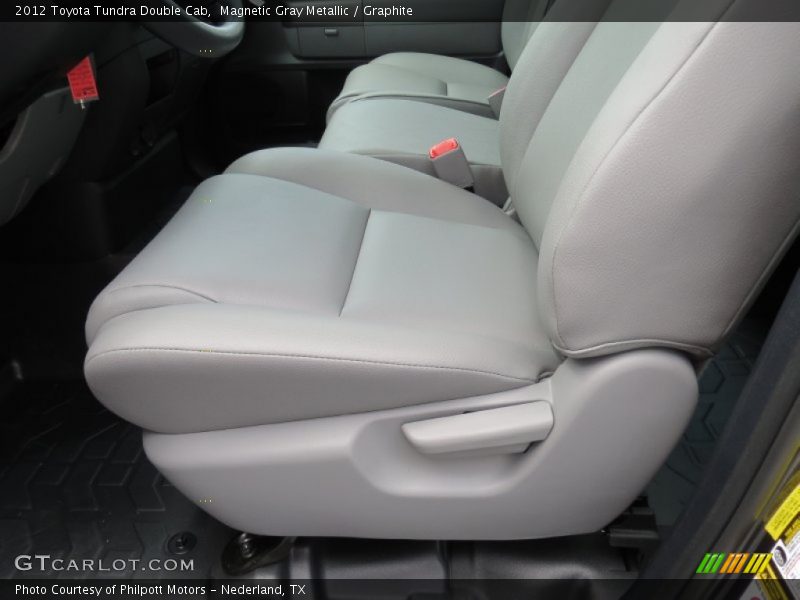 Front Seat of 2012 Tundra Double Cab