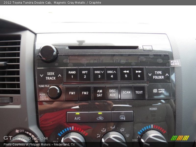 Audio System of 2012 Tundra Double Cab