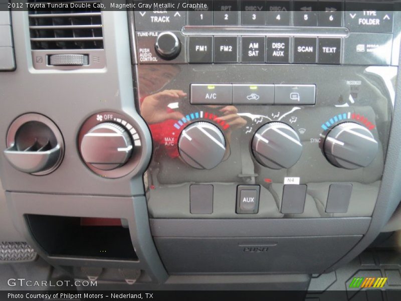 Controls of 2012 Tundra Double Cab