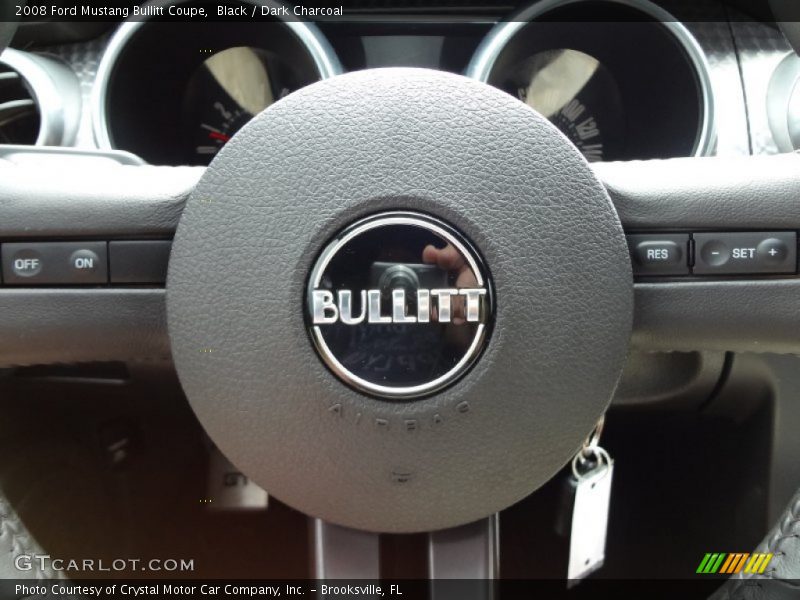 Black / Dark Charcoal 2008 Ford Mustang Bullitt Coupe
