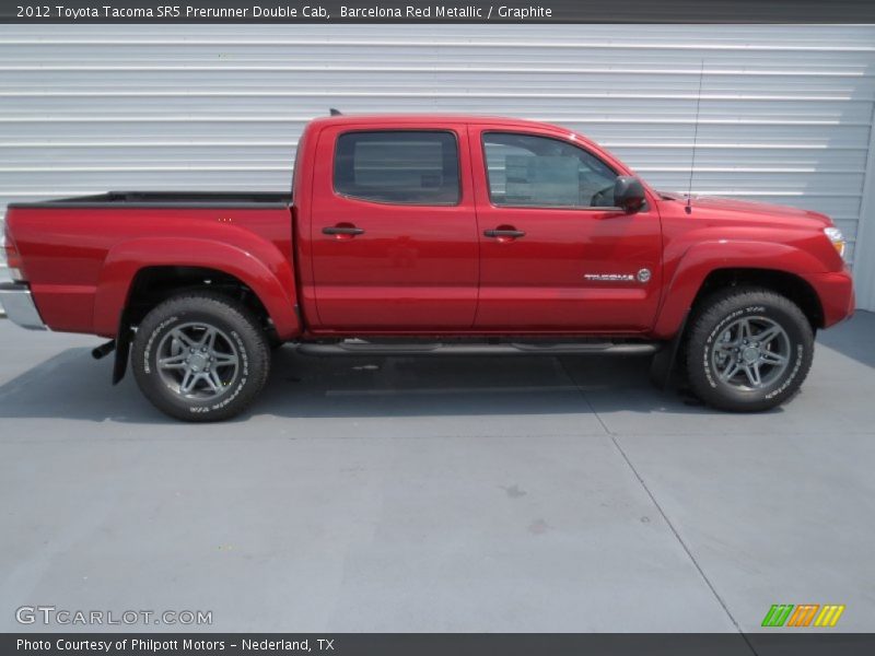 Barcelona Red Metallic / Graphite 2012 Toyota Tacoma SR5 Prerunner Double Cab