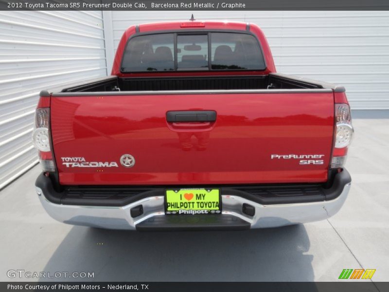 Barcelona Red Metallic / Graphite 2012 Toyota Tacoma SR5 Prerunner Double Cab