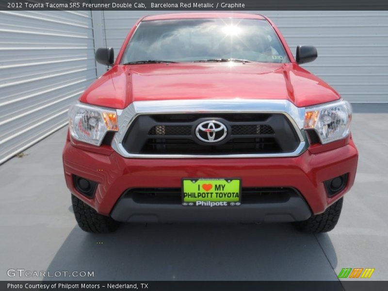Barcelona Red Metallic / Graphite 2012 Toyota Tacoma SR5 Prerunner Double Cab