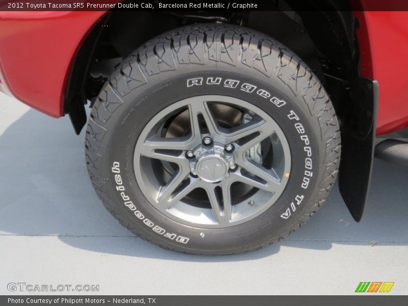 Barcelona Red Metallic / Graphite 2012 Toyota Tacoma SR5 Prerunner Double Cab