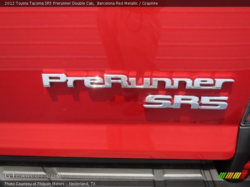 Barcelona Red Metallic / Graphite 2012 Toyota Tacoma SR5 Prerunner Double Cab