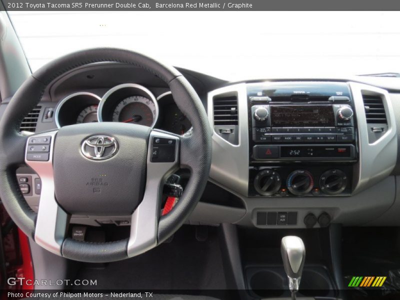 Barcelona Red Metallic / Graphite 2012 Toyota Tacoma SR5 Prerunner Double Cab