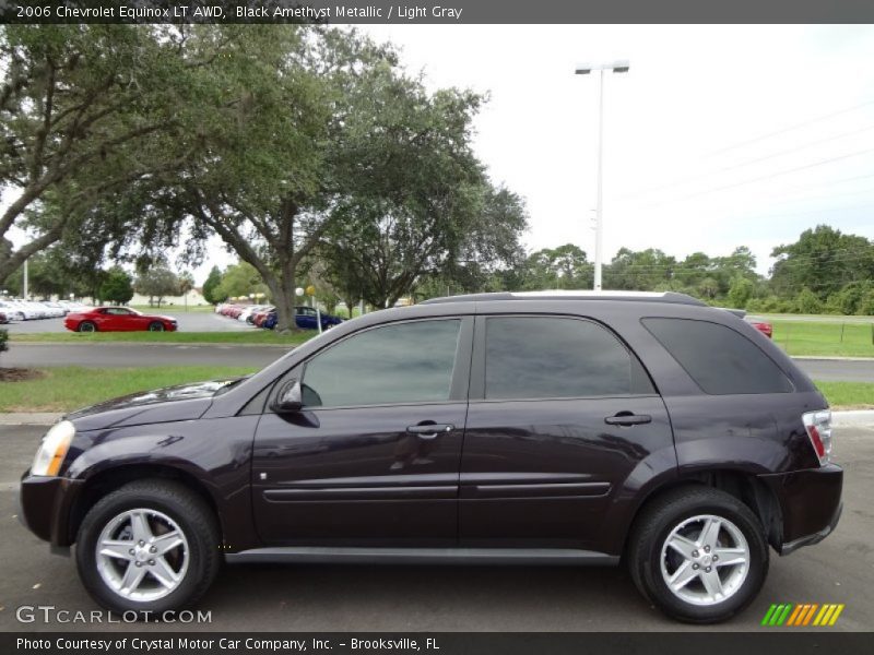 Black Amethyst Metallic / Light Gray 2006 Chevrolet Equinox LT AWD