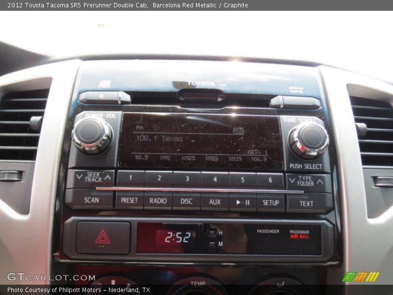 Barcelona Red Metallic / Graphite 2012 Toyota Tacoma SR5 Prerunner Double Cab