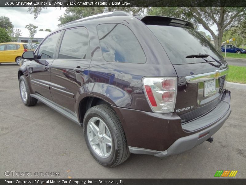 Black Amethyst Metallic / Light Gray 2006 Chevrolet Equinox LT AWD
