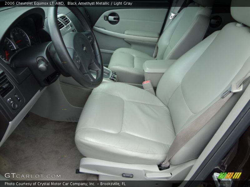 Black Amethyst Metallic / Light Gray 2006 Chevrolet Equinox LT AWD