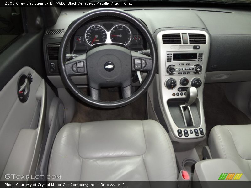 Black Amethyst Metallic / Light Gray 2006 Chevrolet Equinox LT AWD