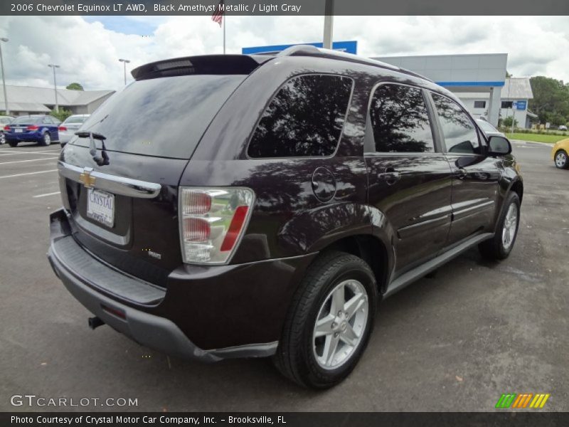 Black Amethyst Metallic / Light Gray 2006 Chevrolet Equinox LT AWD