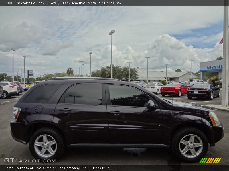 Black Amethyst Metallic / Light Gray 2006 Chevrolet Equinox LT AWD