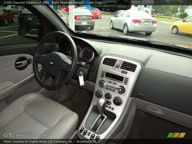 Black Amethyst Metallic / Light Gray 2006 Chevrolet Equinox LT AWD