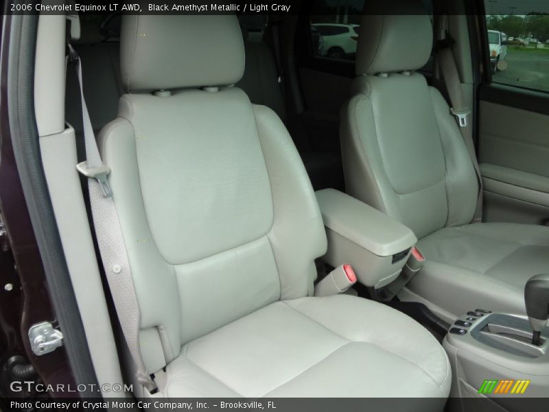 Black Amethyst Metallic / Light Gray 2006 Chevrolet Equinox LT AWD