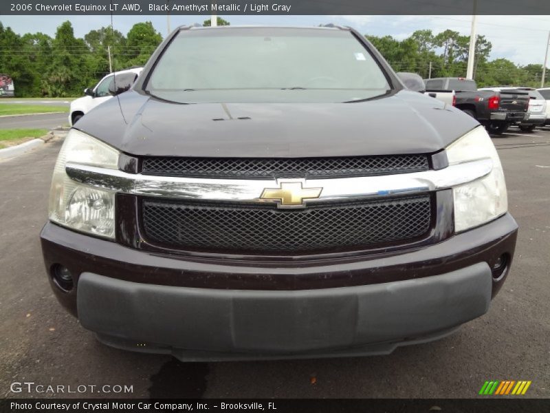 Black Amethyst Metallic / Light Gray 2006 Chevrolet Equinox LT AWD