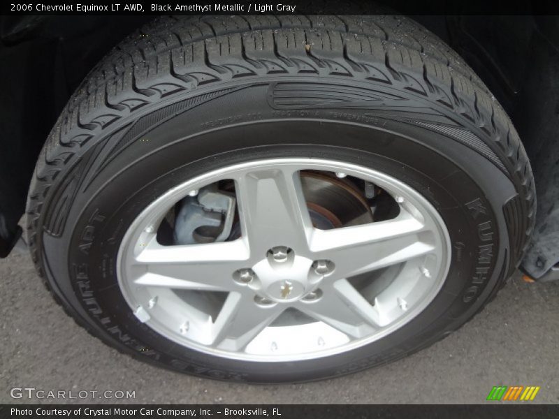 Black Amethyst Metallic / Light Gray 2006 Chevrolet Equinox LT AWD