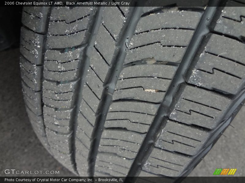 Black Amethyst Metallic / Light Gray 2006 Chevrolet Equinox LT AWD