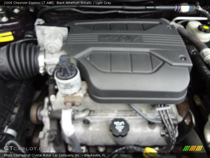 Black Amethyst Metallic / Light Gray 2006 Chevrolet Equinox LT AWD