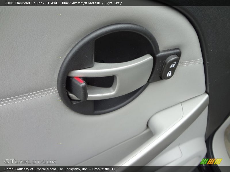 Black Amethyst Metallic / Light Gray 2006 Chevrolet Equinox LT AWD