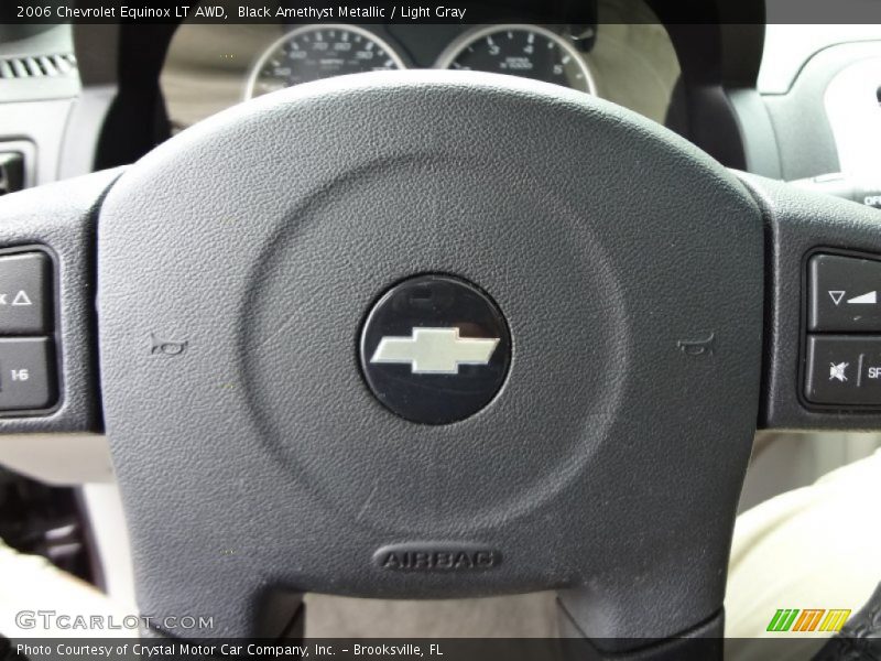 Black Amethyst Metallic / Light Gray 2006 Chevrolet Equinox LT AWD