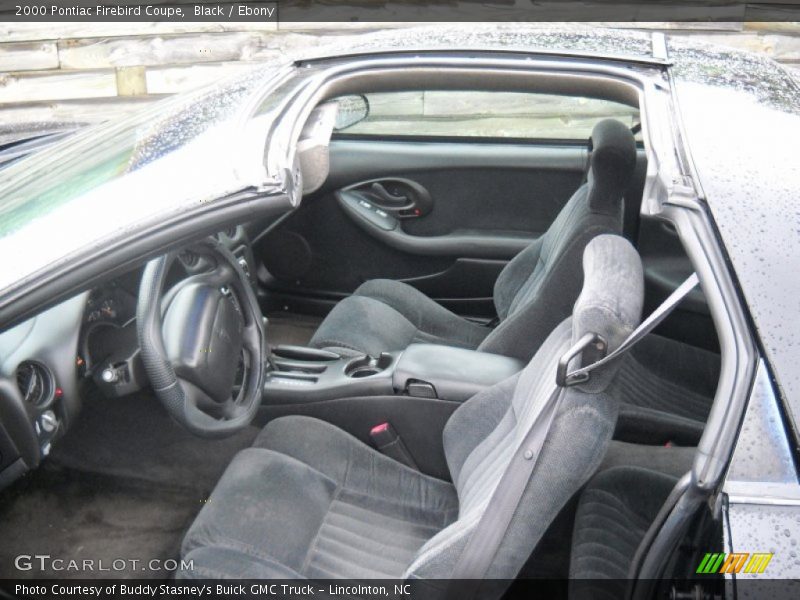 Ebony Interior - 2000 Firebird Coupe 
