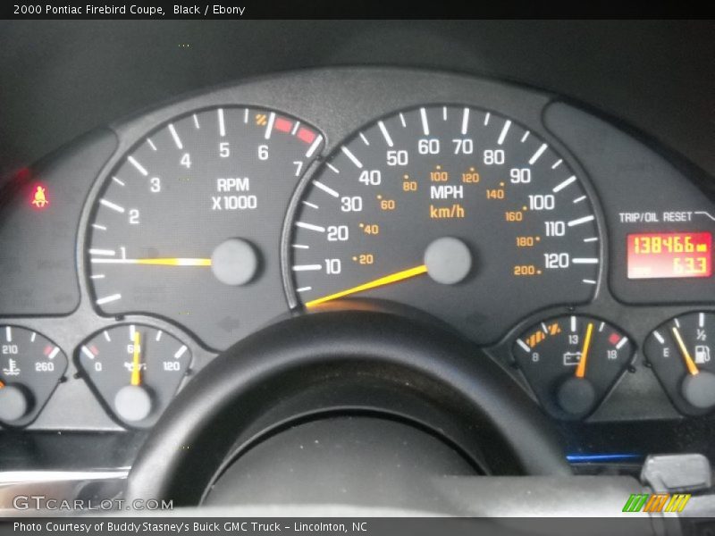  2000 Firebird Coupe Coupe Gauges