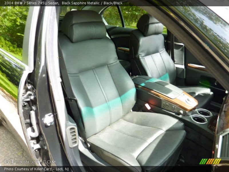 Black Sapphire Metallic / Black/Black 2004 BMW 7 Series 745Li Sedan