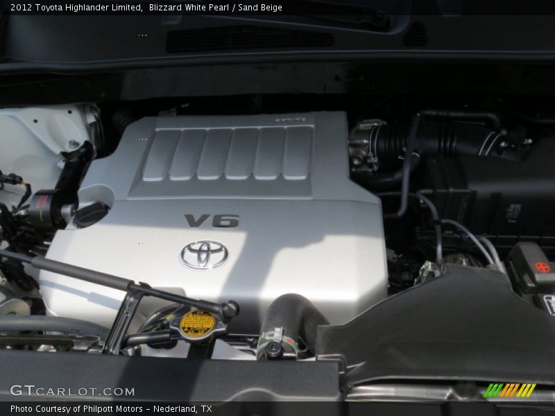Blizzard White Pearl / Sand Beige 2012 Toyota Highlander Limited