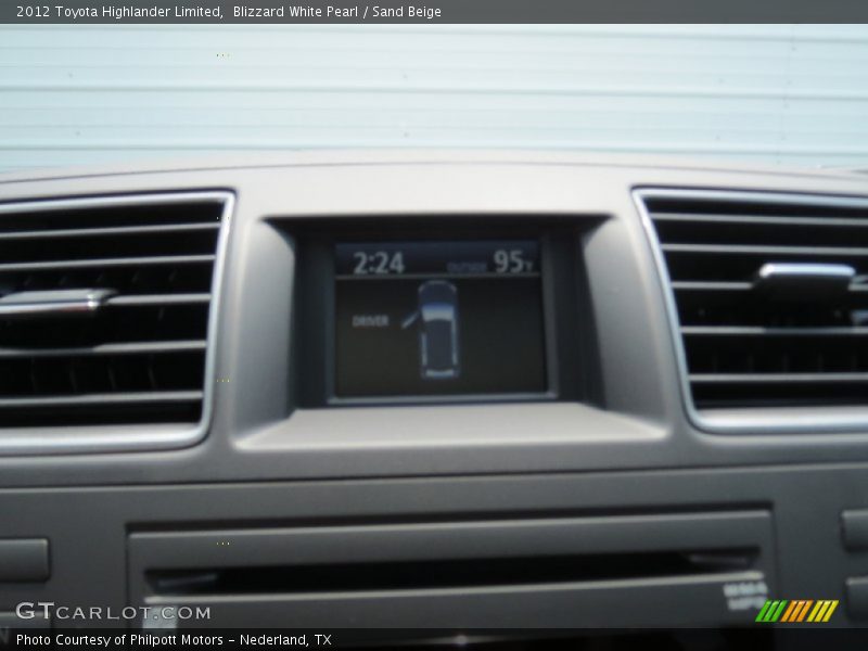 Blizzard White Pearl / Sand Beige 2012 Toyota Highlander Limited
