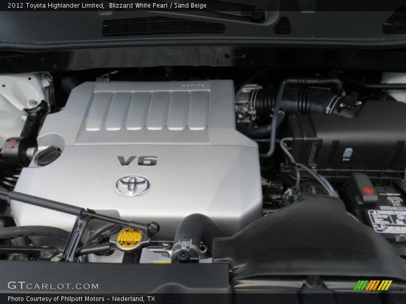 Blizzard White Pearl / Sand Beige 2012 Toyota Highlander Limited
