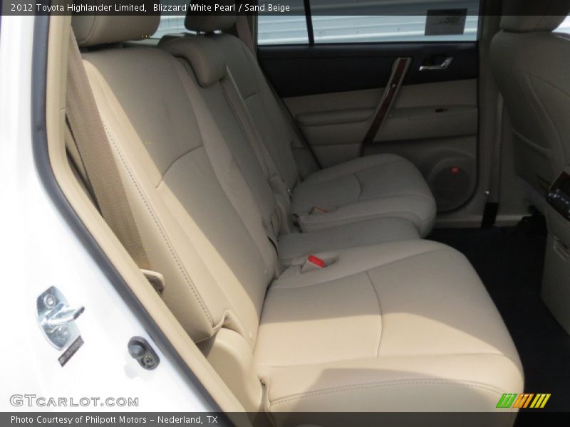 Blizzard White Pearl / Sand Beige 2012 Toyota Highlander Limited