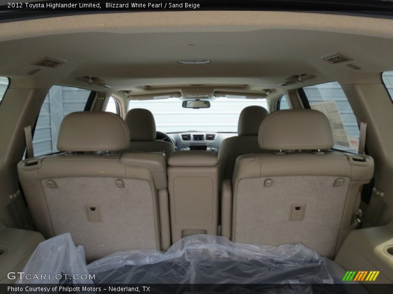 Blizzard White Pearl / Sand Beige 2012 Toyota Highlander Limited