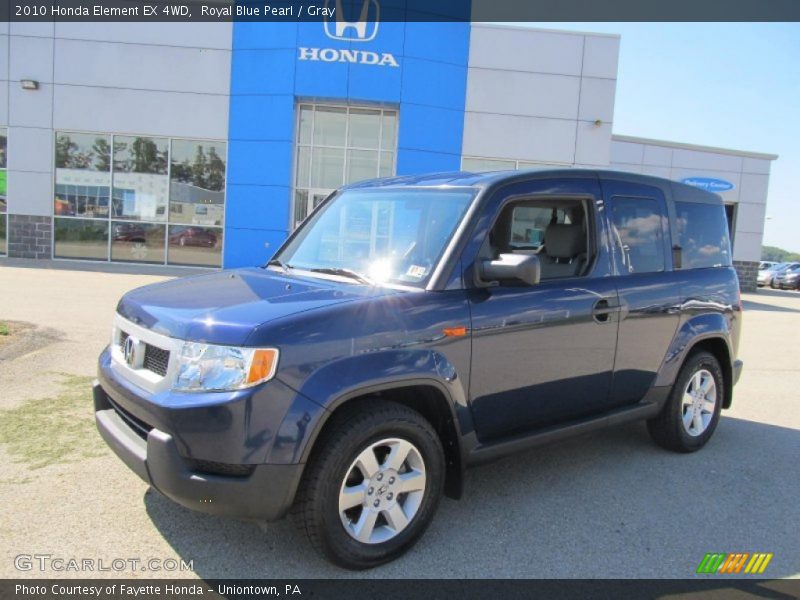 Royal Blue Pearl / Gray 2010 Honda Element EX 4WD