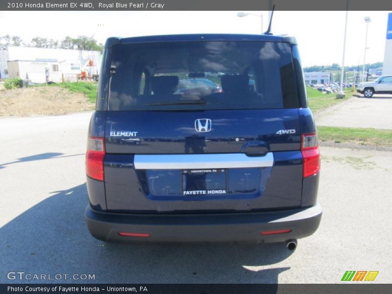 Royal Blue Pearl / Gray 2010 Honda Element EX 4WD