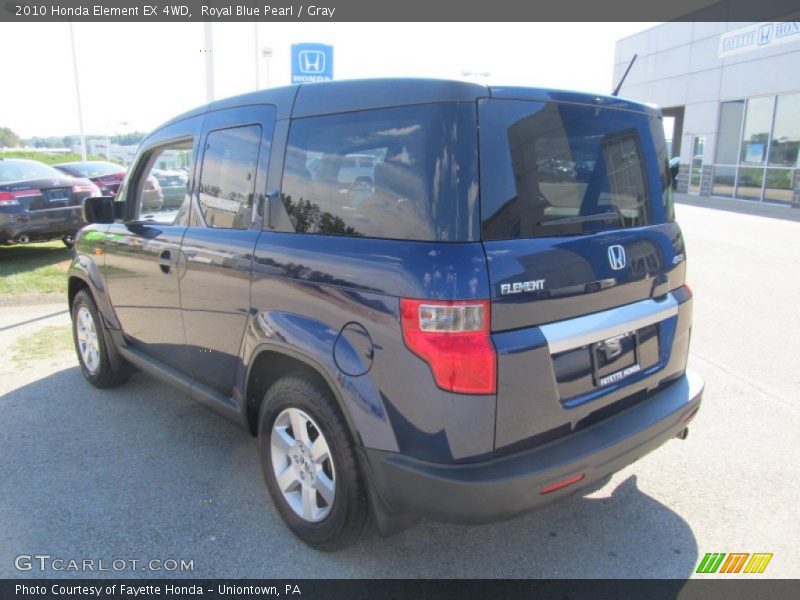Royal Blue Pearl / Gray 2010 Honda Element EX 4WD