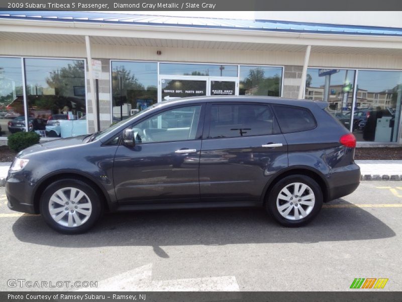 Diamond Gray Metallic / Slate Gray 2009 Subaru Tribeca 5 Passenger