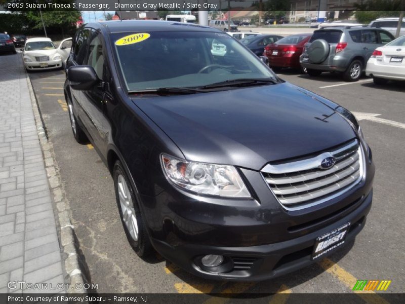 Diamond Gray Metallic / Slate Gray 2009 Subaru Tribeca 5 Passenger