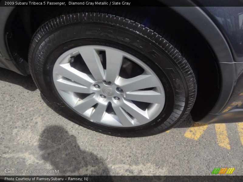 Diamond Gray Metallic / Slate Gray 2009 Subaru Tribeca 5 Passenger