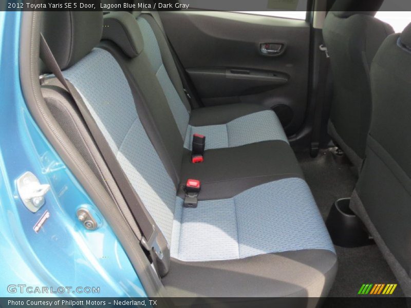 Lagoon Blue Mica / Dark Gray 2012 Toyota Yaris SE 5 Door