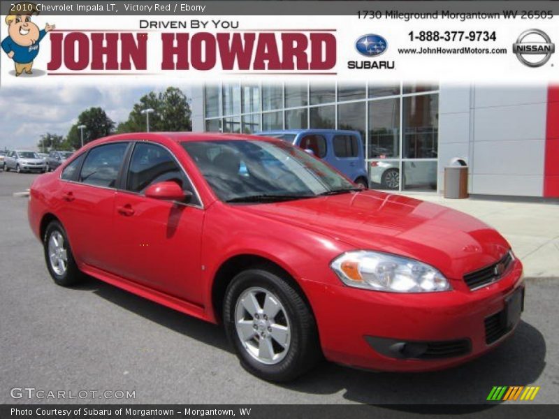 Victory Red / Ebony 2010 Chevrolet Impala LT