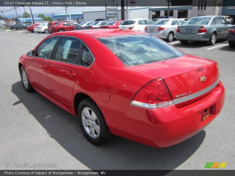 Victory Red / Ebony 2010 Chevrolet Impala LT