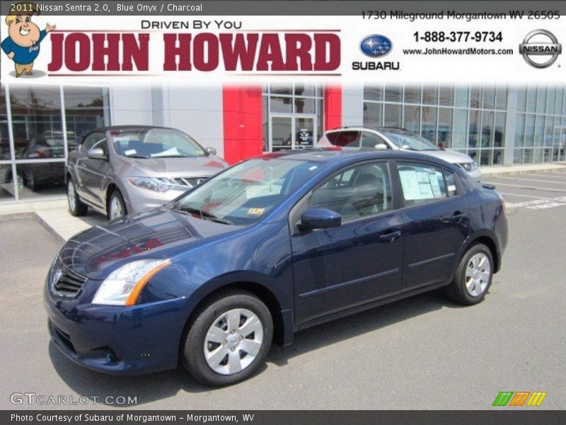 Blue Onyx / Charcoal 2011 Nissan Sentra 2.0
