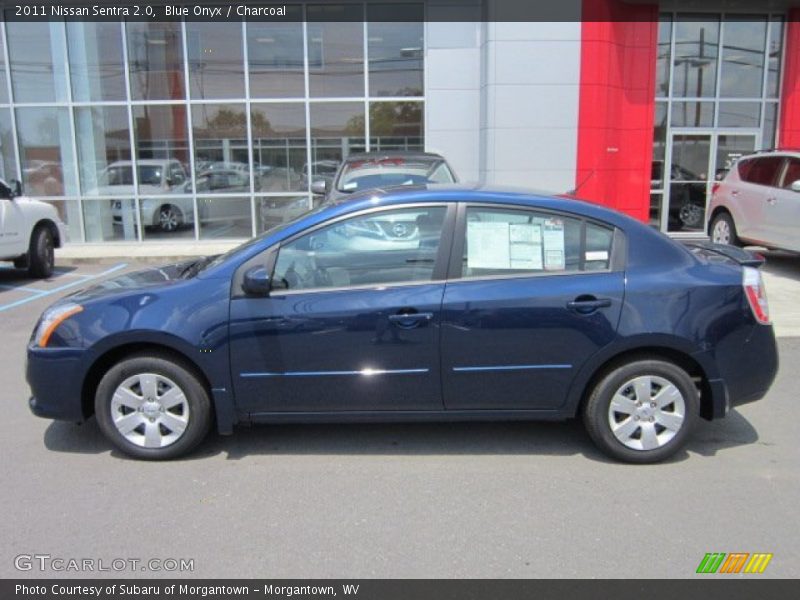 Blue Onyx / Charcoal 2011 Nissan Sentra 2.0