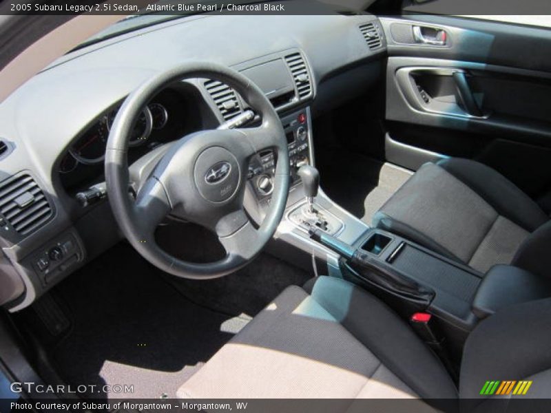 Atlantic Blue Pearl / Charcoal Black 2005 Subaru Legacy 2.5i Sedan