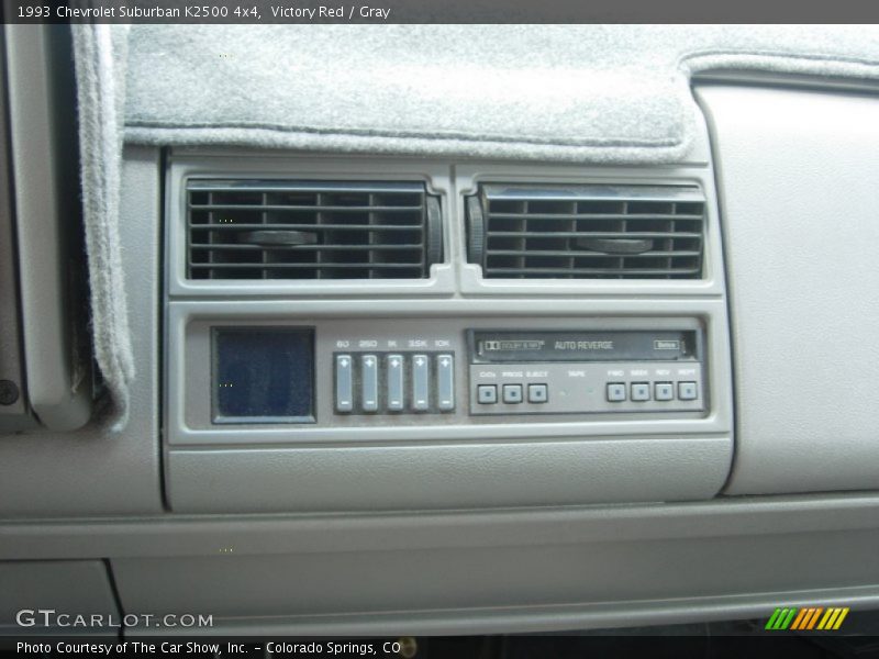 Victory Red / Gray 1993 Chevrolet Suburban K2500 4x4