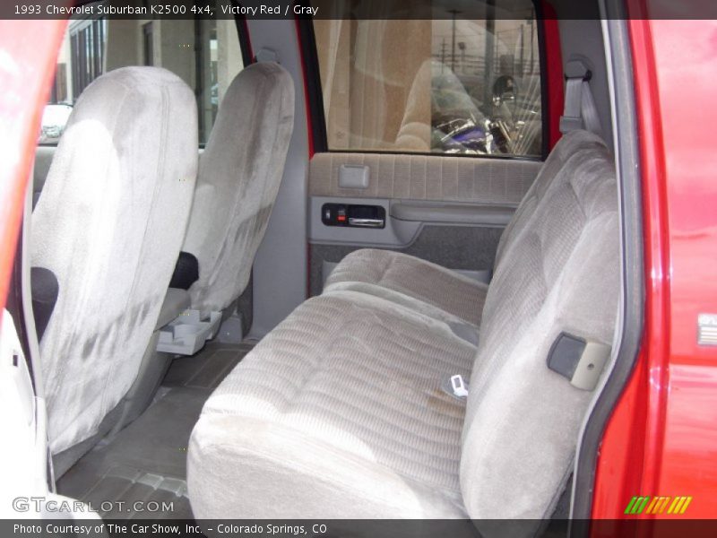 Victory Red / Gray 1993 Chevrolet Suburban K2500 4x4